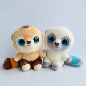 Yoohoo & Friends Plushies Animated Series Yoohoo & Roodee Plush Toy Set 6" Tall